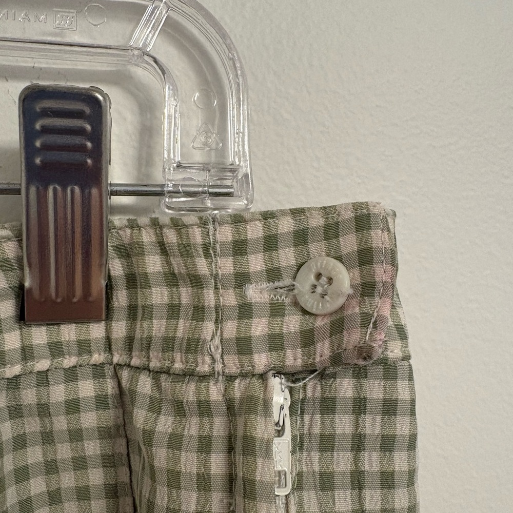 Vintage prince green gingham tennis skirt - Picture 3 of 7